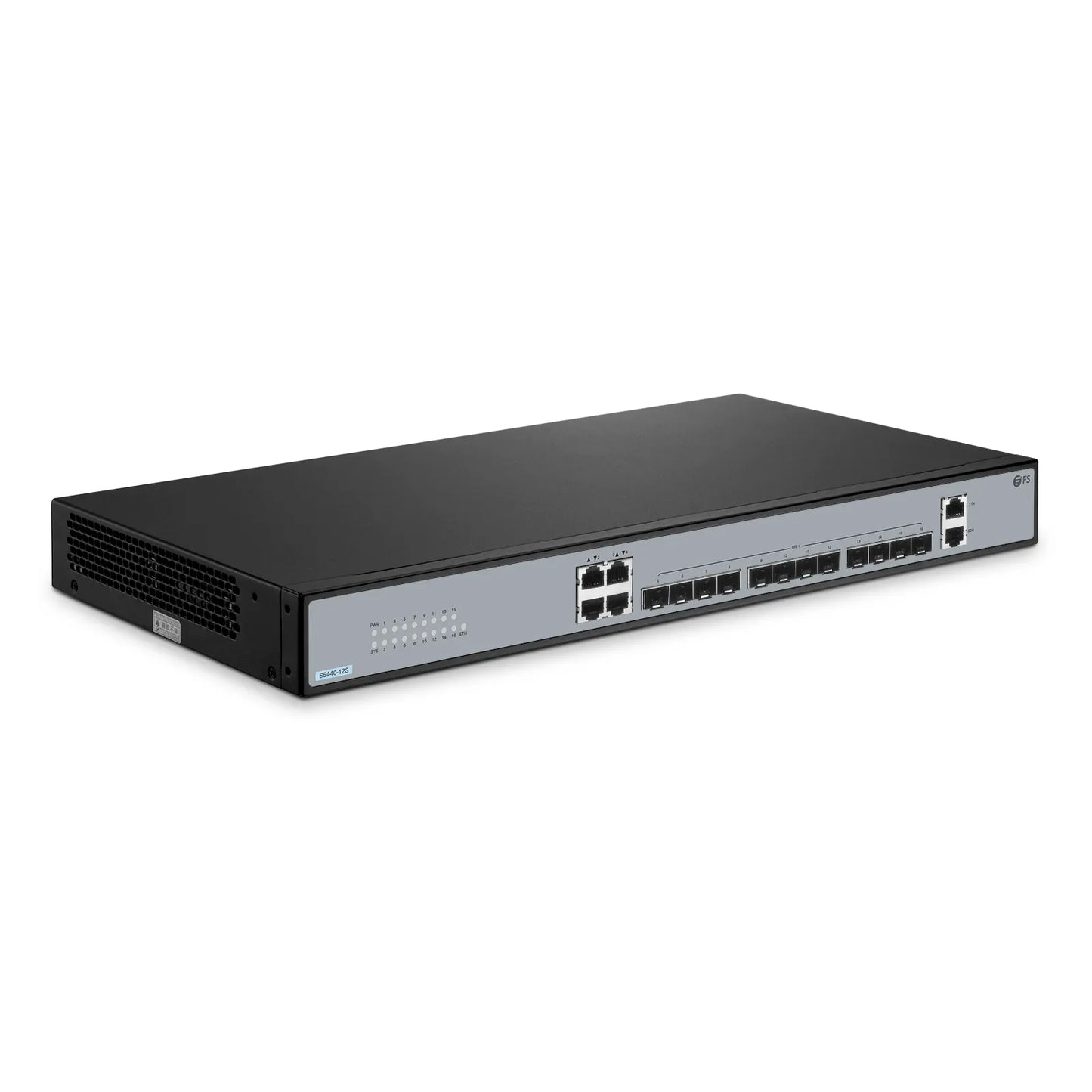 S5440-12S, 12-Port Ethernet L3 Managed Switch, 12 x 10Gb SFP+, with 4 x Gigabit RJ45, PicOS®, Support MLAG