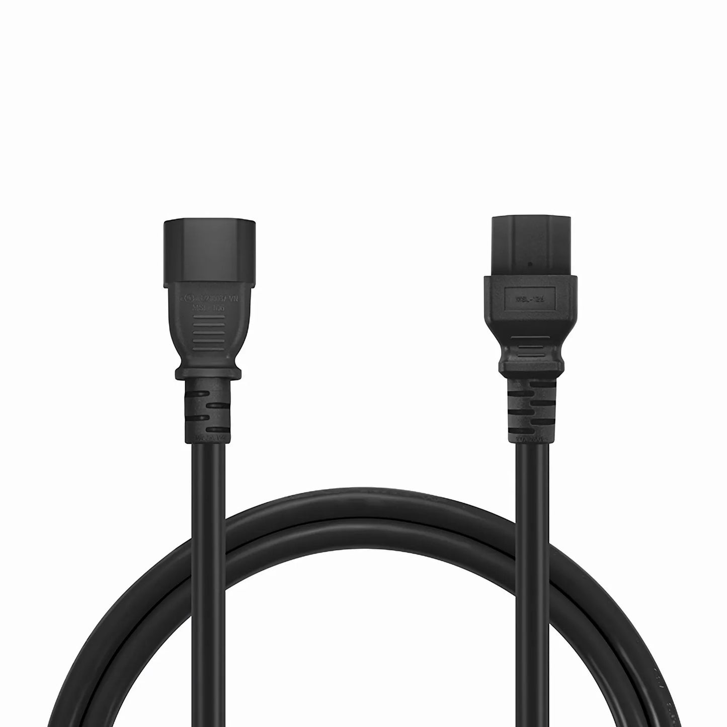 3ft (0.9m) IEC60320 C14 to IEC60320 C21 Heavy-Duty 14AWG 250V/15A Power Cord, Black