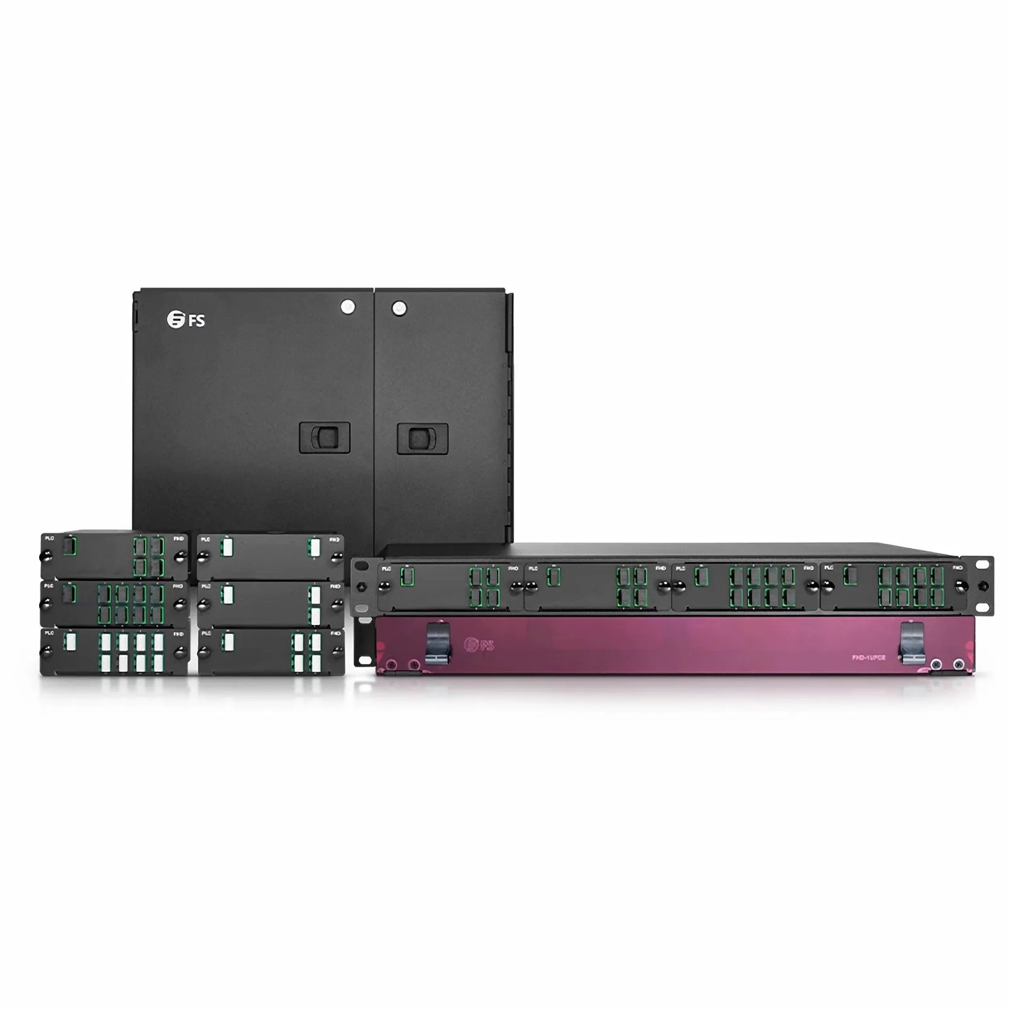 1 x 16 PLC Fiber Splitter, Standard FHD™ Cassette LC/APC, Singlemode, for Optical LAN