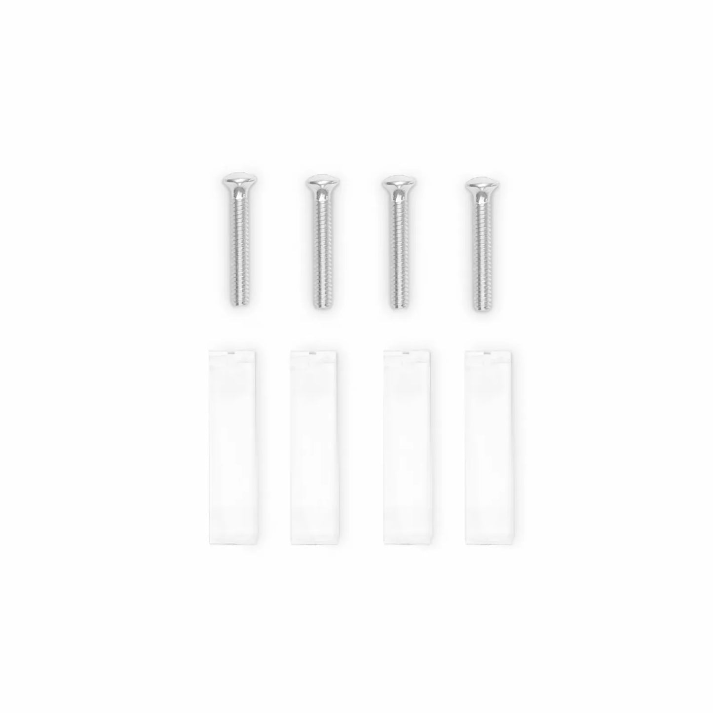 Dual-Gang MOS Faceplate Frame, White