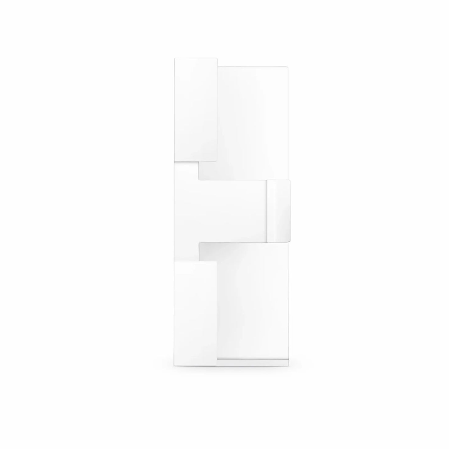 1-Port MOS Adapter, 1 Unit High, White