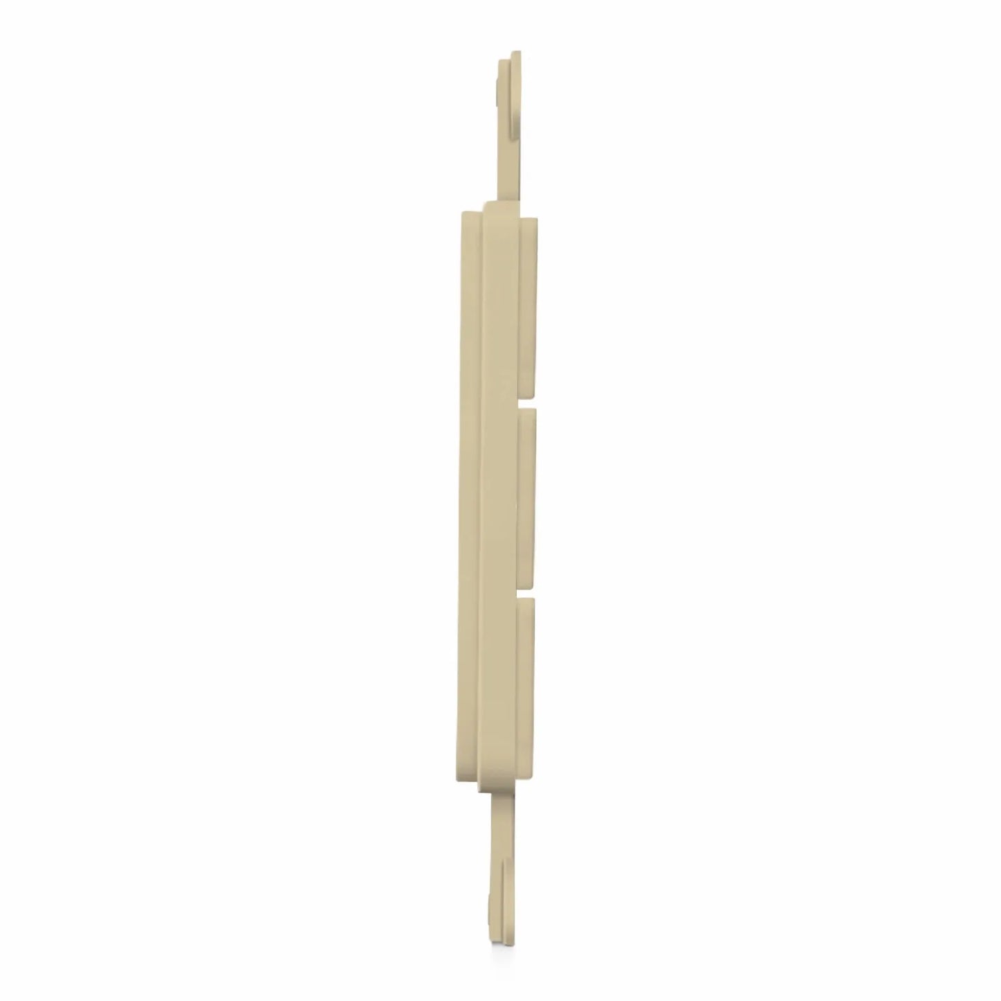 SyncEaseFFSystem™ Faceplate Frame Keystone Insert, 6 Ports, Ivory, 4.09'' x 1.4''