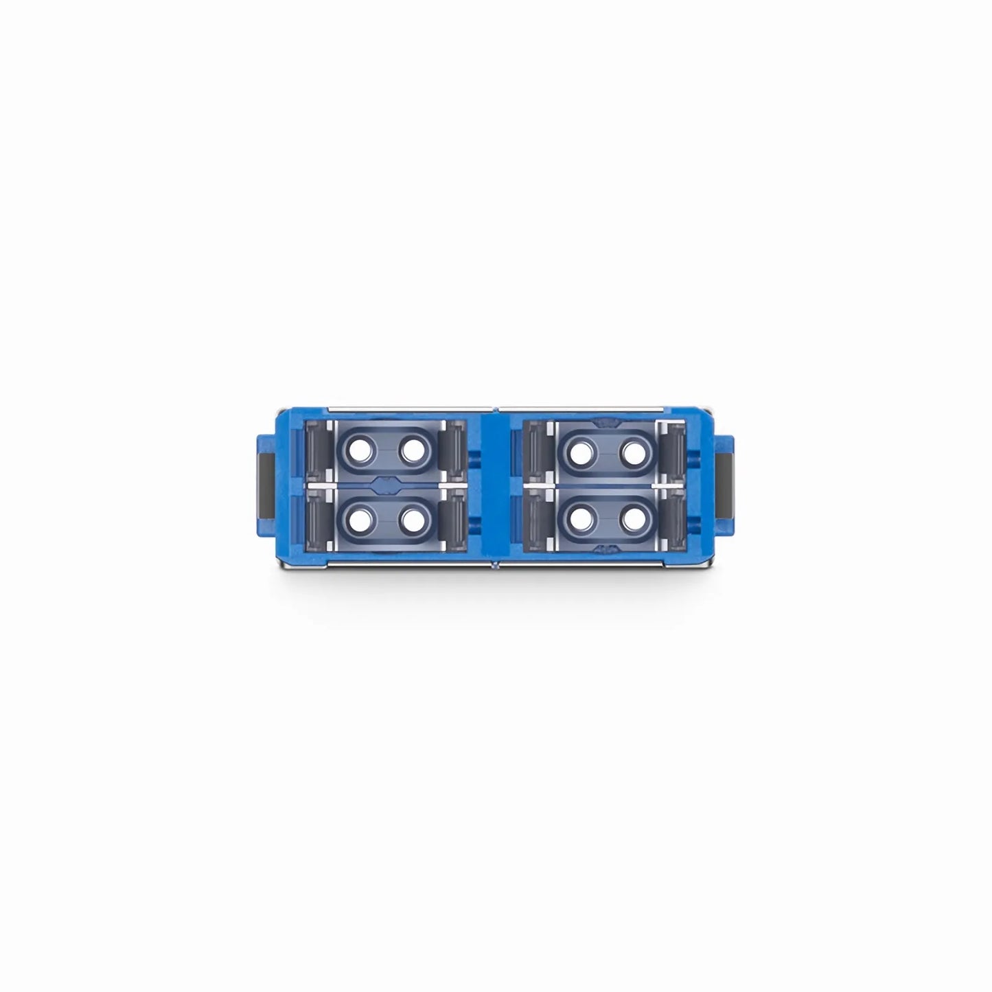 SN/UPC to SN/UPC 4-Port OS2 Single Mode Plastic Fiber Optic Adapter/Coupler Without Flange