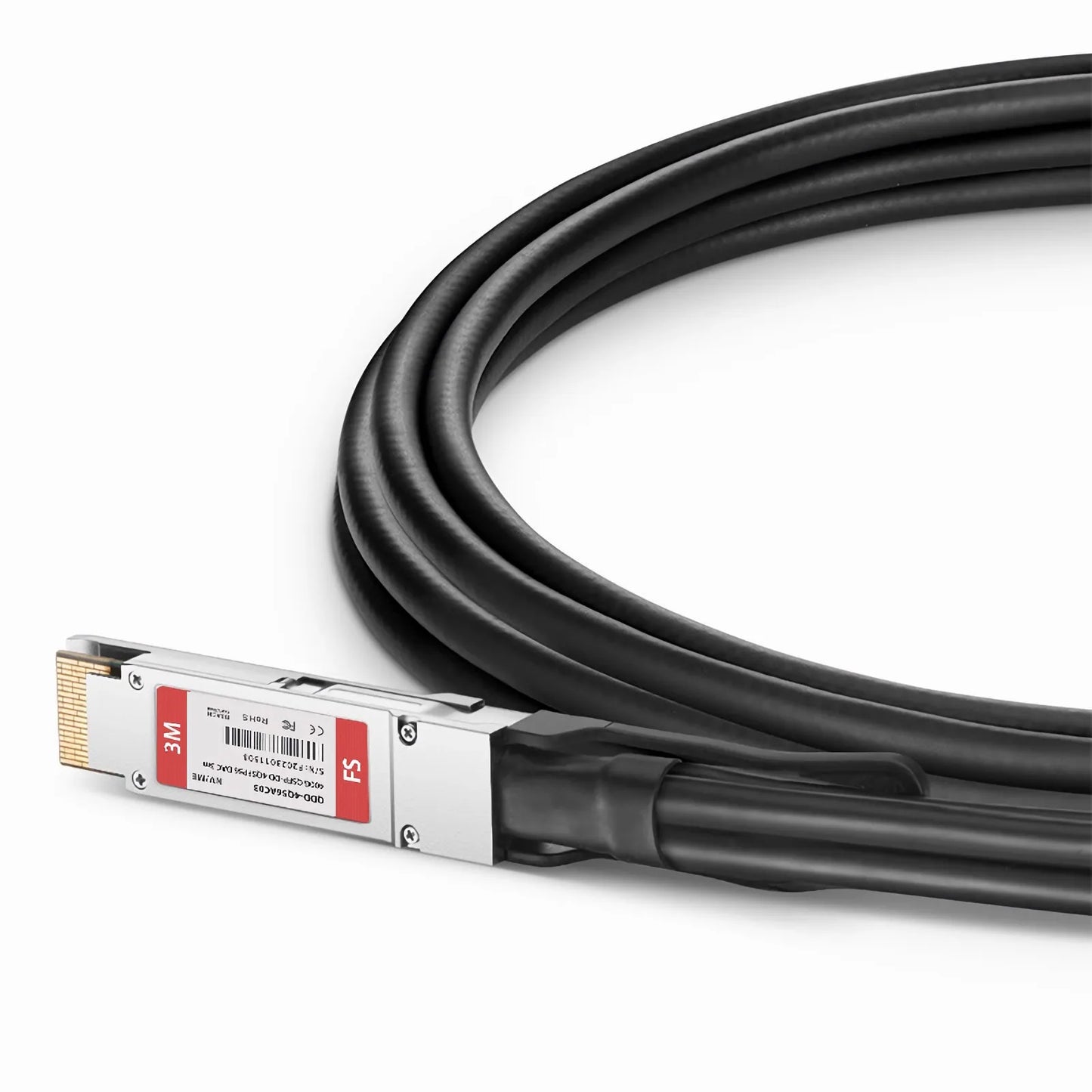 3m (10ft) NVIDIA/Mellanox MCP7F60-W03 Compatible 400G QSFP-DD 8 x 50G PAM4 to 4 x 100G QSFP56 2 x 50G PAM4 Ethernet Active Direct Attach Copper Breakout Cable