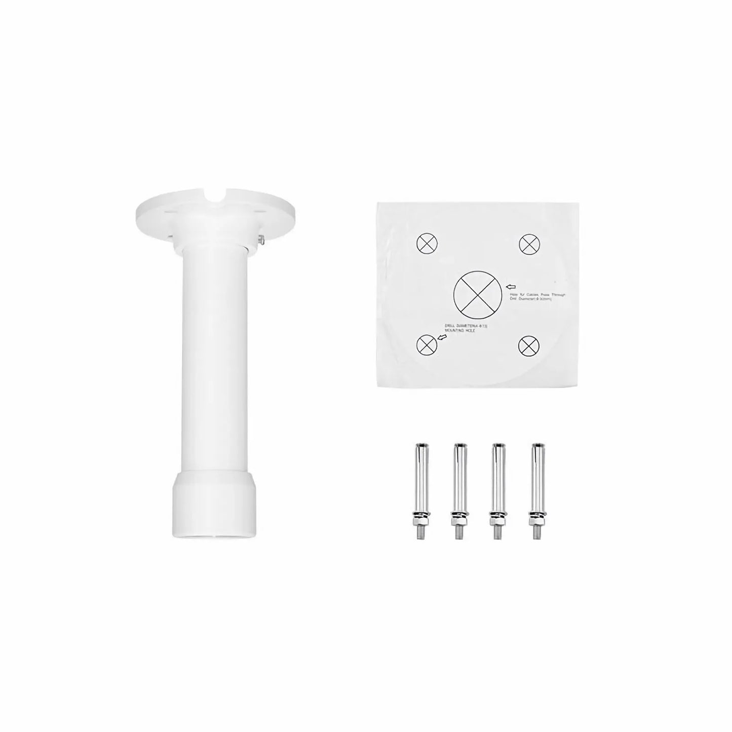 CA-HP239, Indoor & Outdoor Dome Pendant Mount for Fixed PTZ Dome Cameras