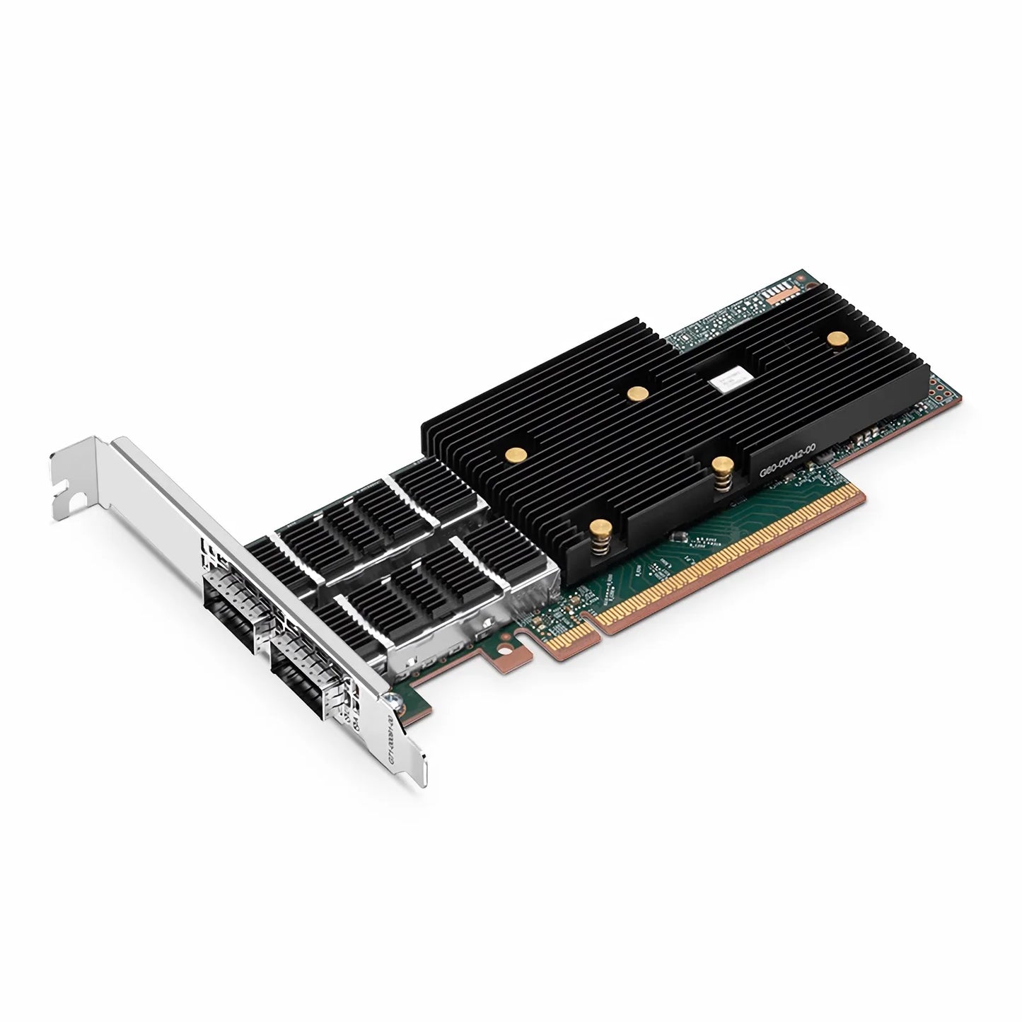Broadcom® BCM957608-P2200GQF00 Ethernet Network Interface Card, 200G Dual-Port QSFP112, PCIe 5.0 x 16, Standard & Low Profile