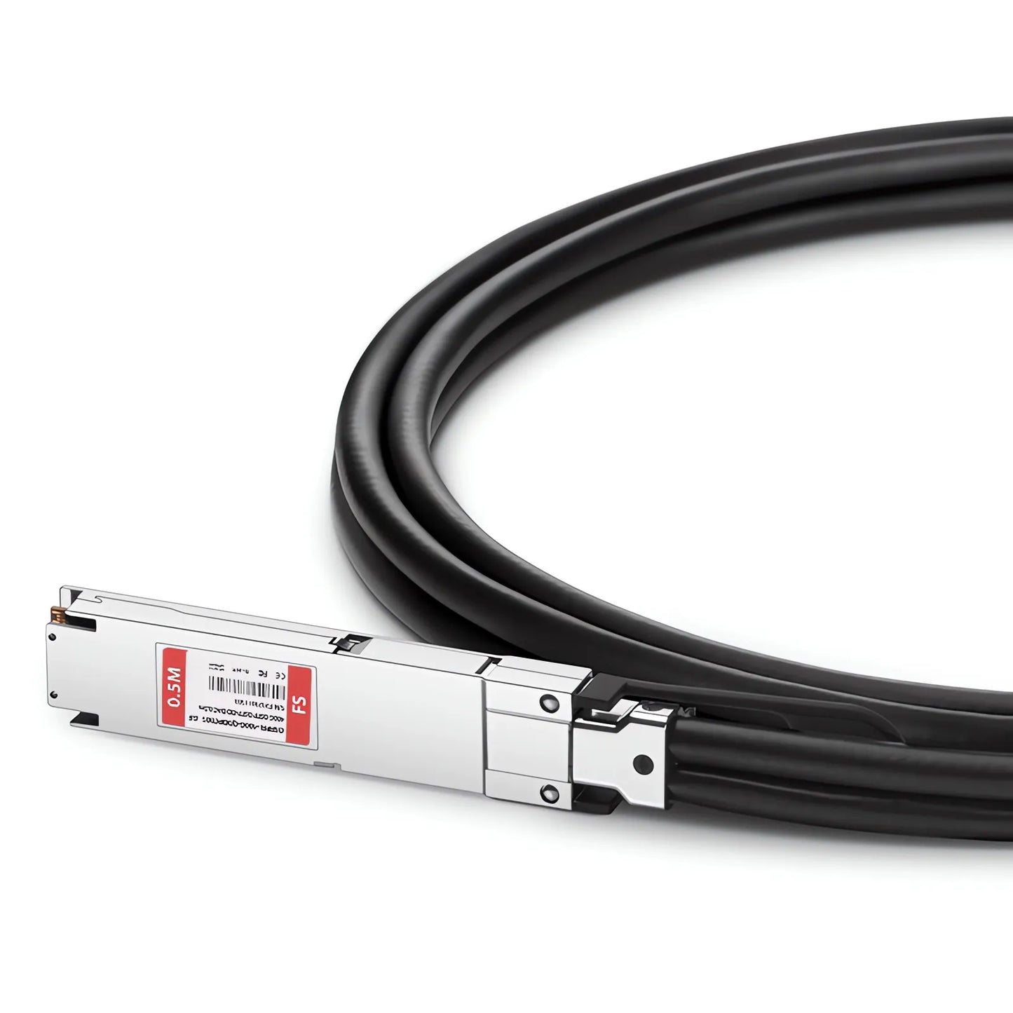0.5m (2ft) Generic Compatible 400G OSFP 4 x 100G PAM4 Flat Top to 400G QSFP-DD 4 x 100G PAM4 Passive Direct Attach Copper Twinax Cable