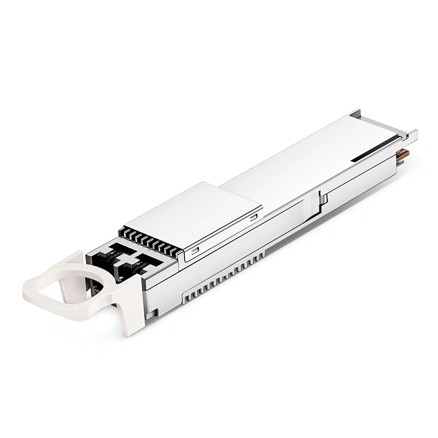 Cisco C55 C56 Compatible QSFP28 100G DWDM PAM4 80km (Require EDFA and TDCM) DOM Duplex CS/UPC SMF Optical Transceiver Module for Transmission