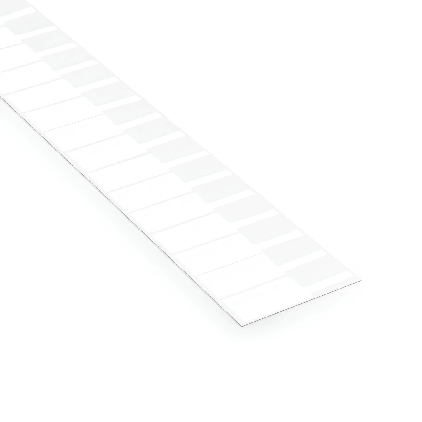 1.02in.W x 3.31in.L Printable P-Flag Labels, PET, Reel, White, 500Labels/Roll