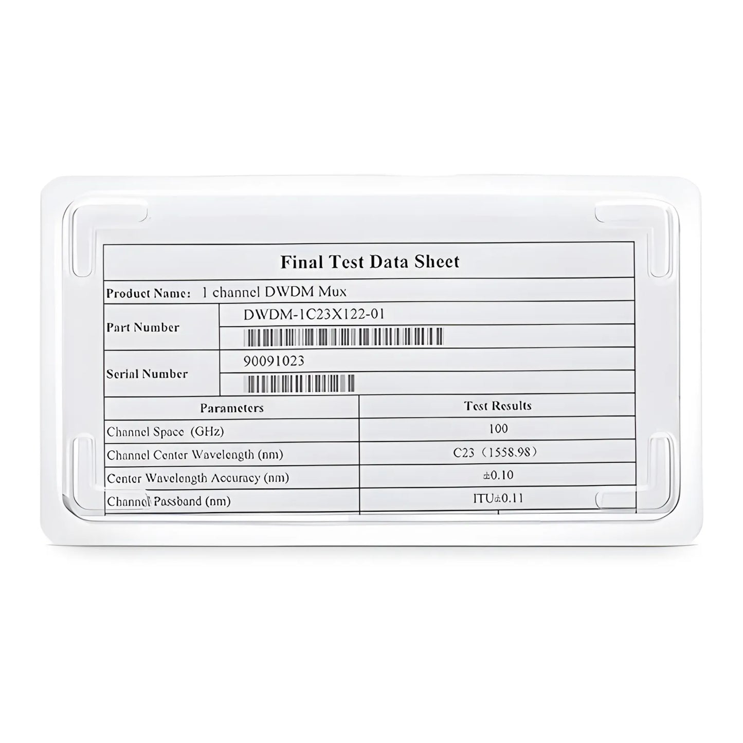 T1310/R1550nm Filter Wavelength Division Multiplexer, Steel Tube, SC/APC, 900μm, 1.5m