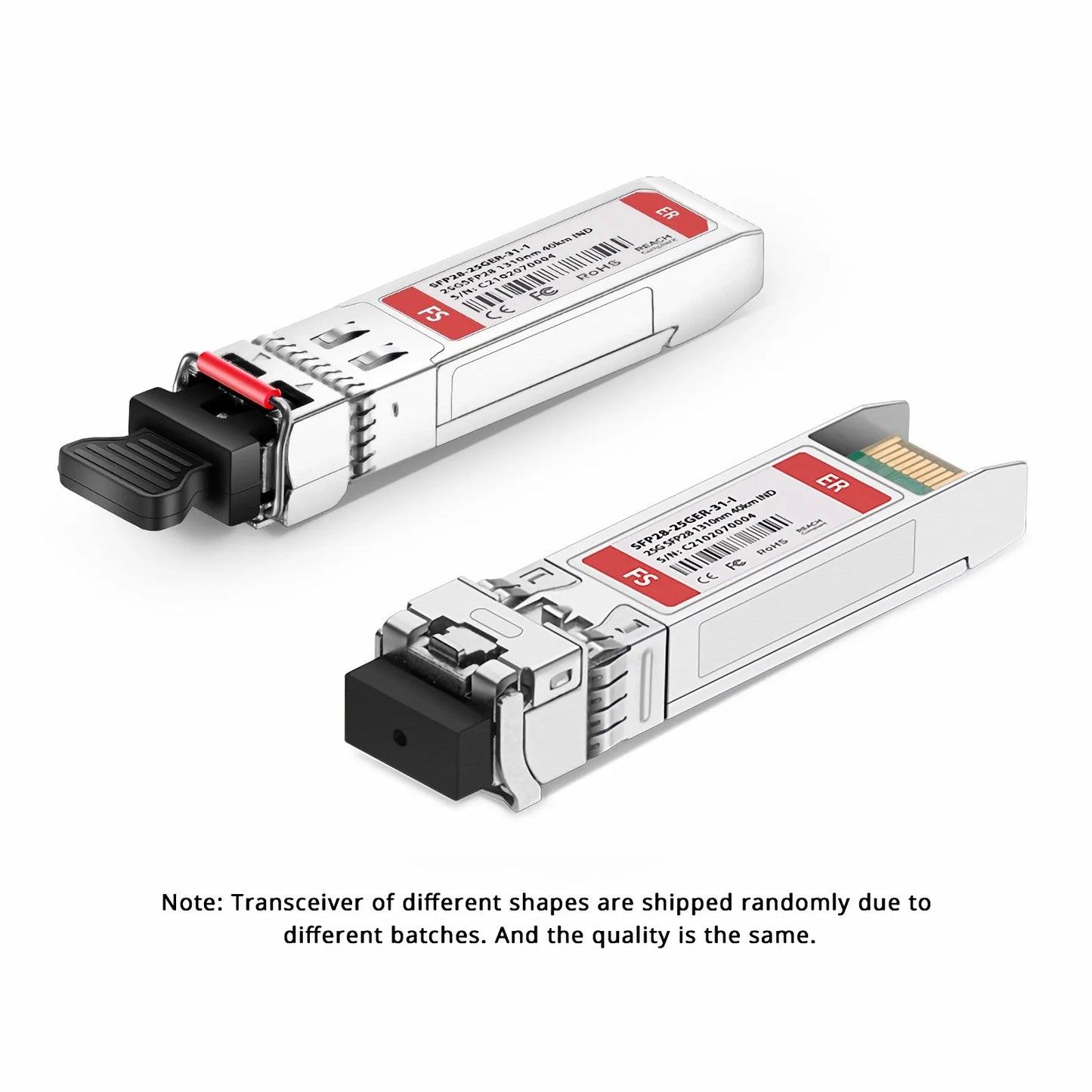 Cisco SFP-25G-ER-I Compatible 25GBASE-ER SFP28 1310nm 40km DOM Duplex LC/UPC SMF Optical Transceiver Module (Industrial)