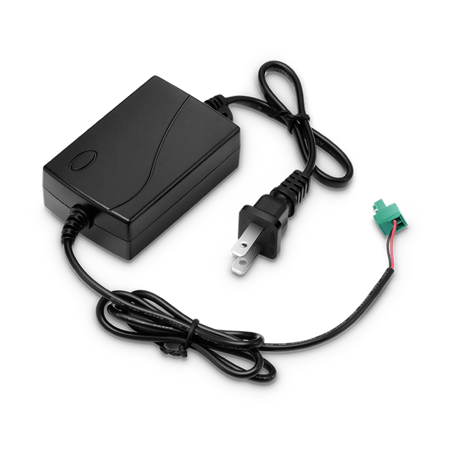 Mini Industrial 1x 10/100/1000Base-T RJ45 to 1x 1000Base-X Multimode ST 850nm 550m Gigabit Ethernet Media Converter, American Plug Standard