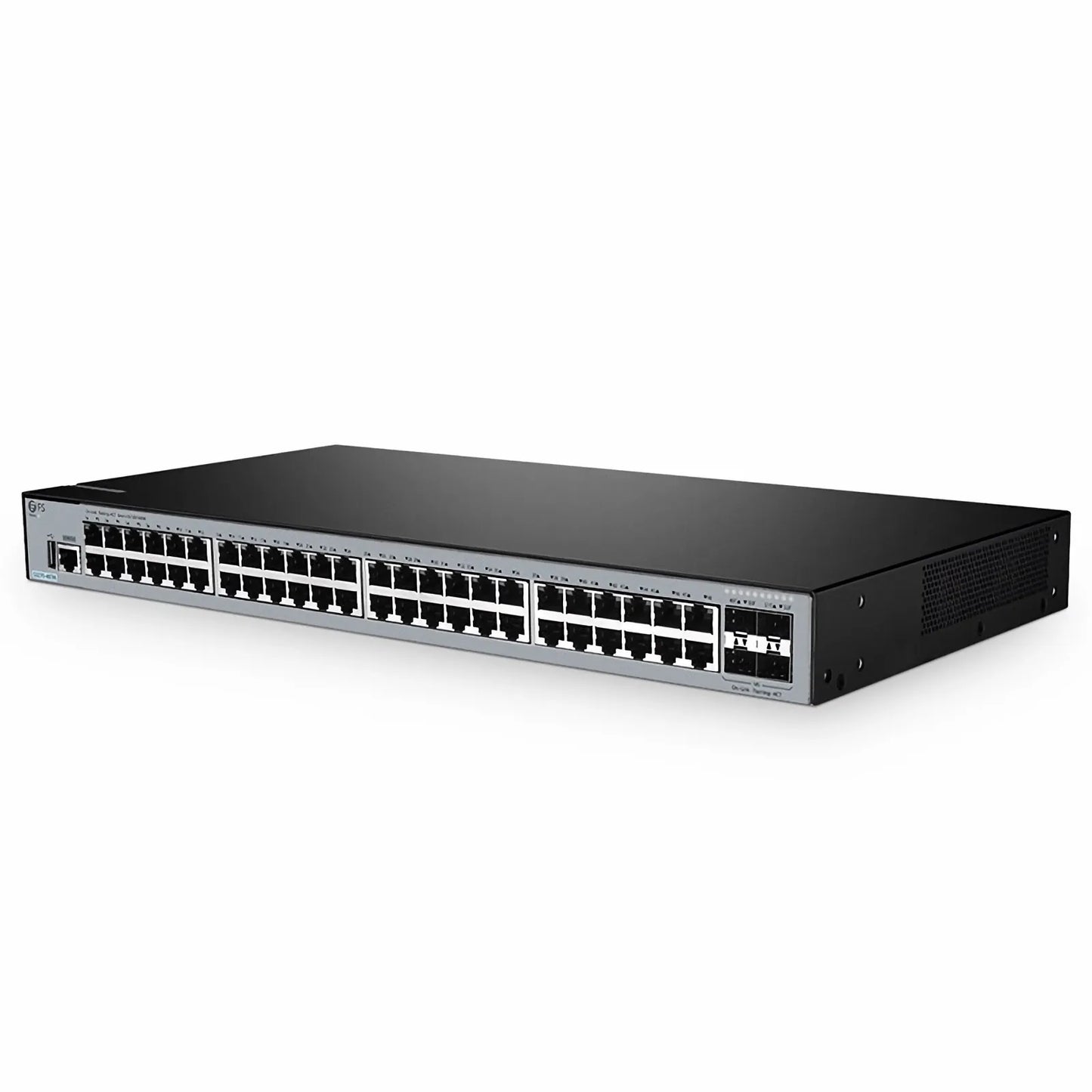 S3270-48TM, 48-Port Gigabit Ethernet L2+ Switch, 48 x Gigabit RJ45, with 4 x 1/2.5Gb SFP Uplinks, PicOS®, Broadcom Chip