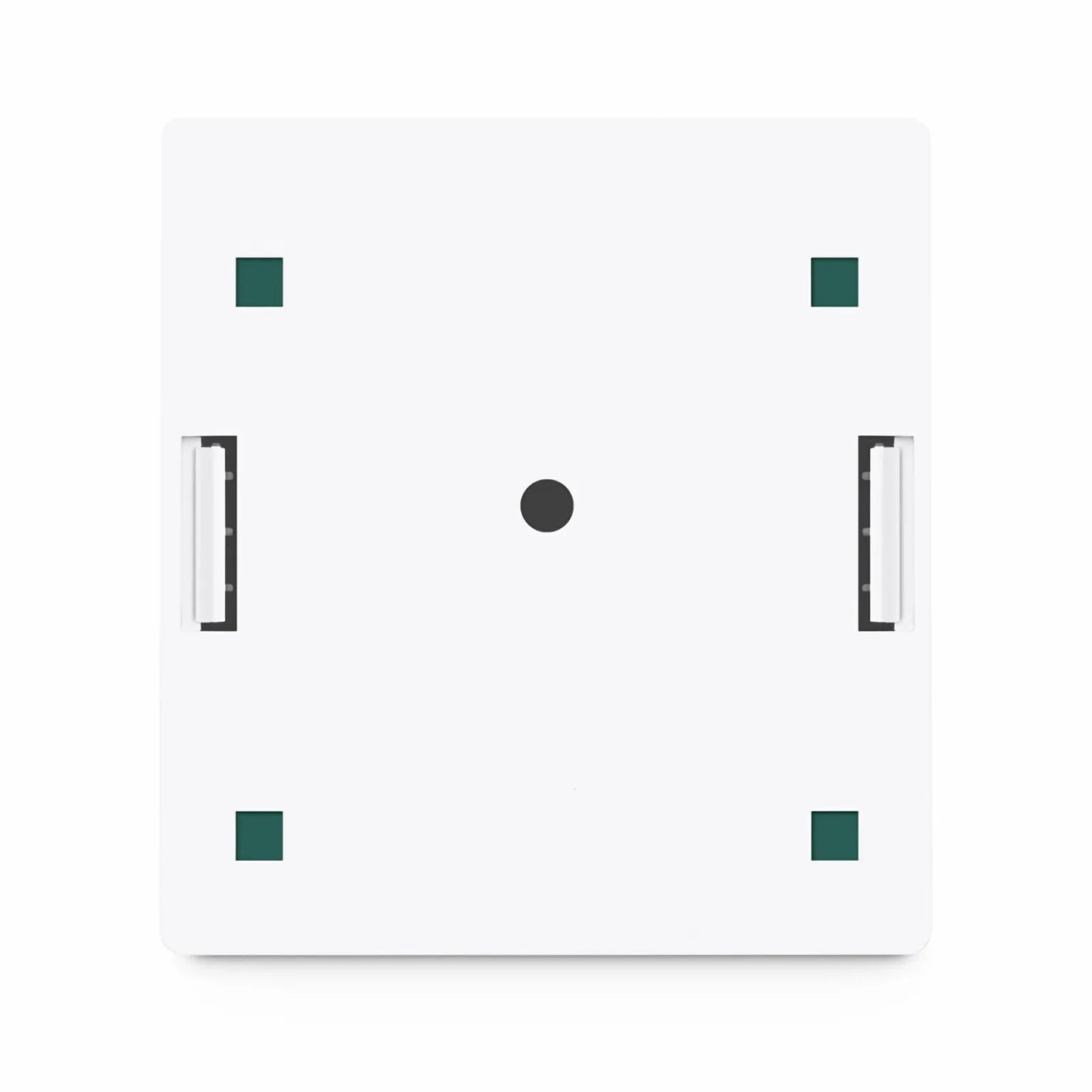 Cat6a RJ45 Shielded Surface Mount Box, 2 Ports, White