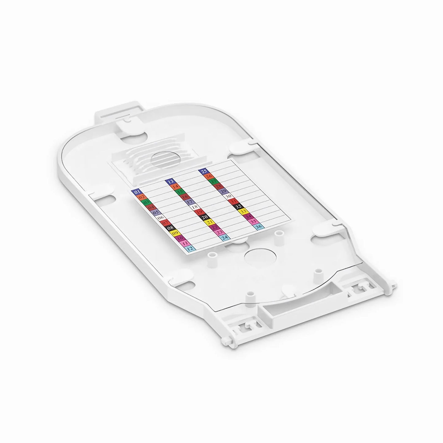 36 Fibers Fusion Splice Tray for Dome Splice Closure, 0.39''×4.72''×9.25''