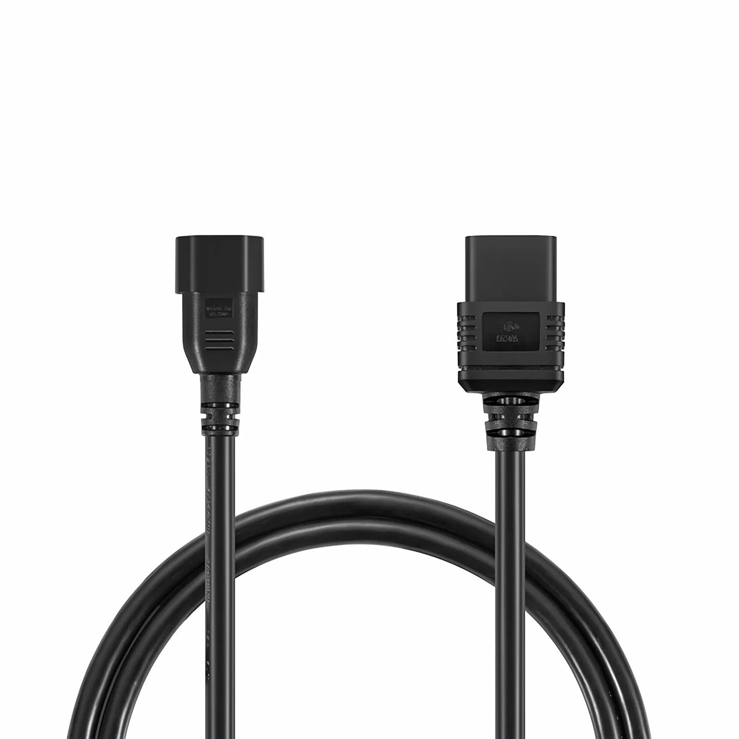 10ft (3m) IEC60320 C14 to IEC60320 C19 14AWG 250V/15A Power Cord, Black