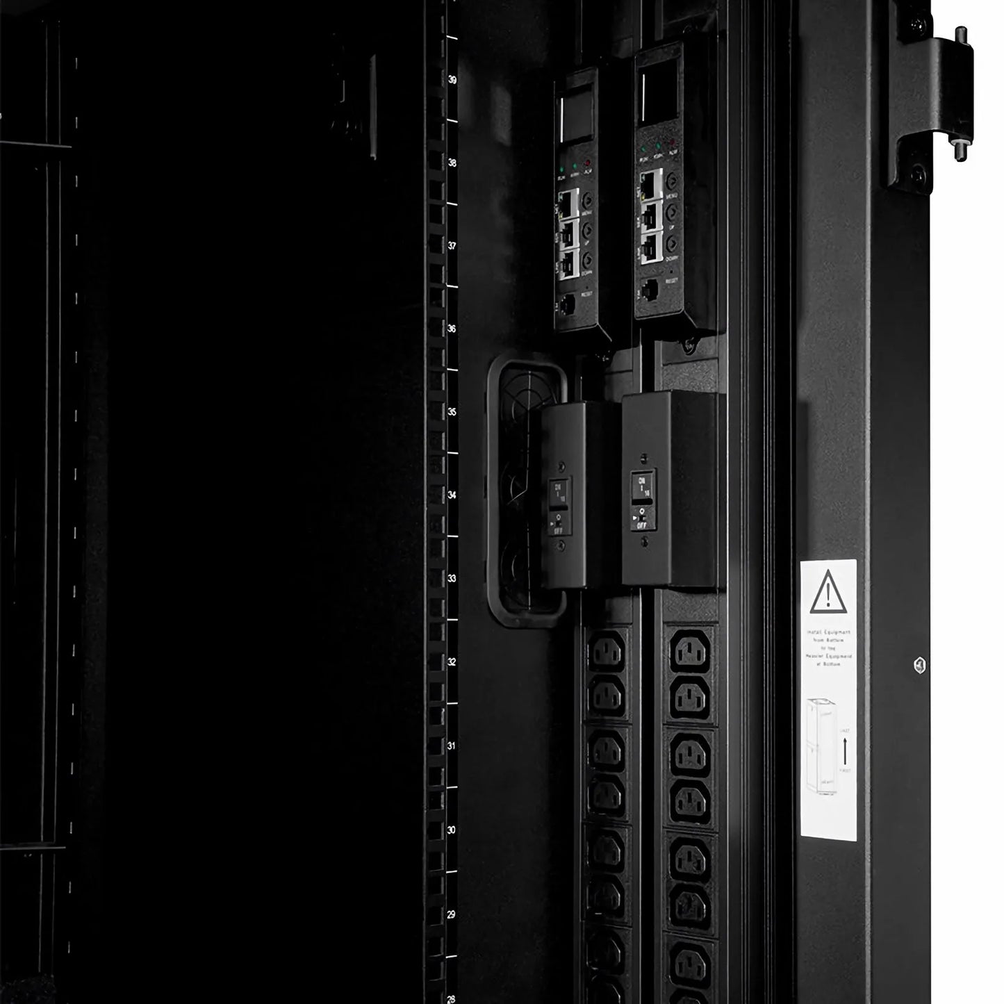 6.24kW Single-Phase 30A/208V Switched Rack PDU, 21 x C13 & 3 x C19 Outlets, NEMA L6-30P Plug, 10ft Cord, 0U Vertical