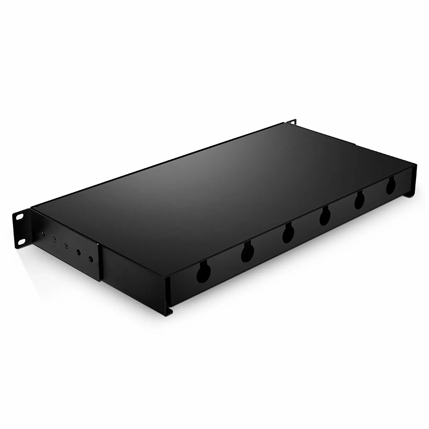 1U Slide-Out Rack Mount LGX Fiber Enclosure Unloaded, Holds up to 3 LGX Cassette PLC Splitter