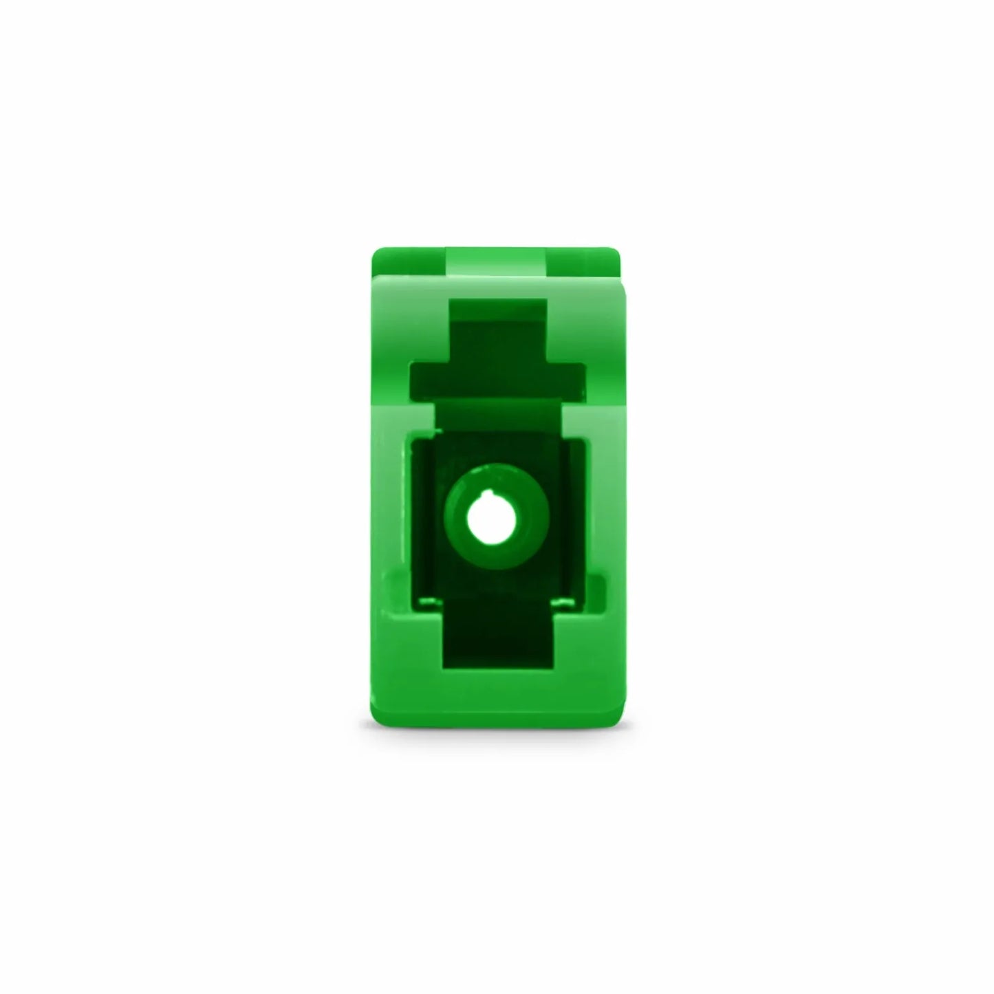 LC/APC to LC/APC Simplex OS2 Single Mode Plastic Fiber Optic Adapter/Coupler without Flange