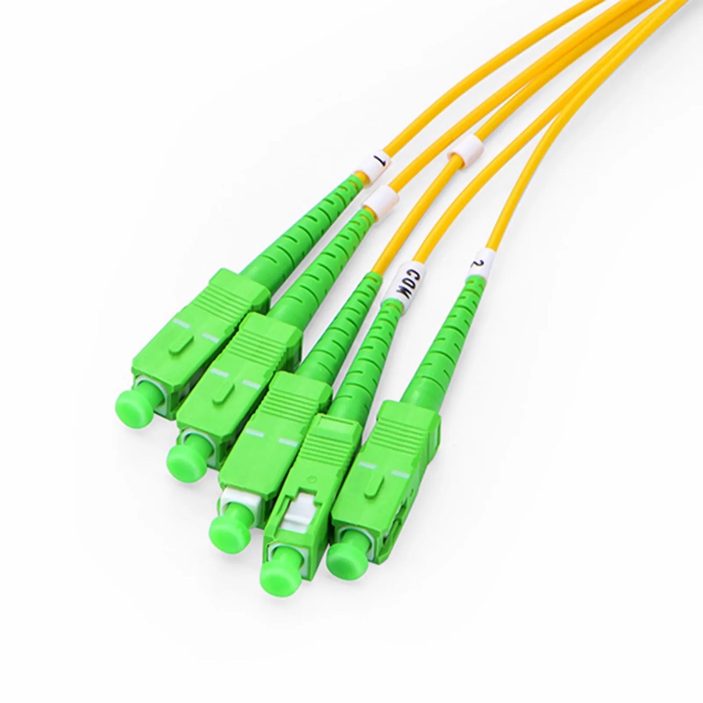 1 x 4 PLC Fiber Splitter, Splice/Pigtailed ABS Module, 2.0mm, SC/APC, Singlemode