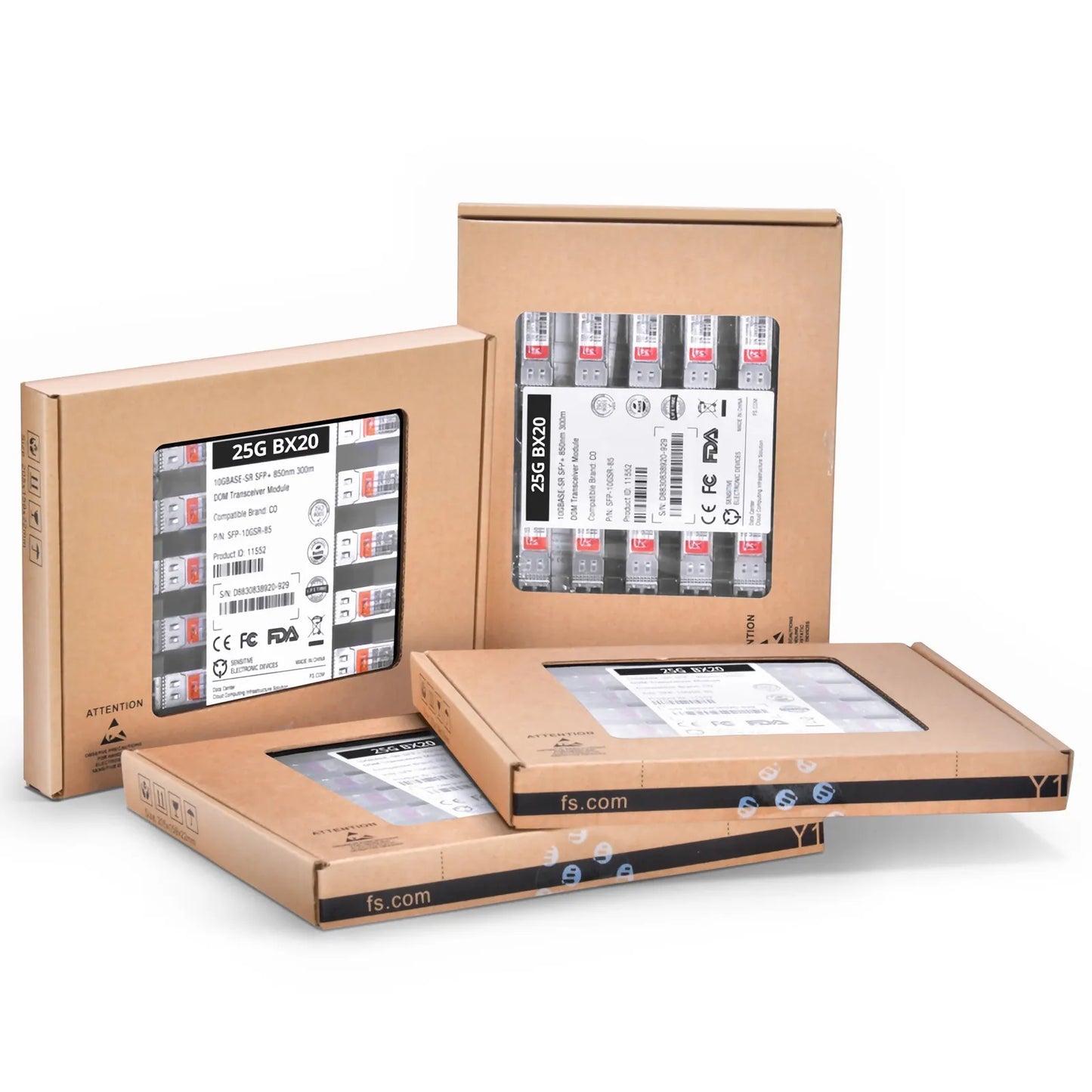 Cisco SFP-25GBX-D-20 Compatible 25GBASE-D SFP28 BiDi 1330nm-TX/1270nm-RX 20km DOM Simplex LC/UPC SMF Optical Transceiver Module
