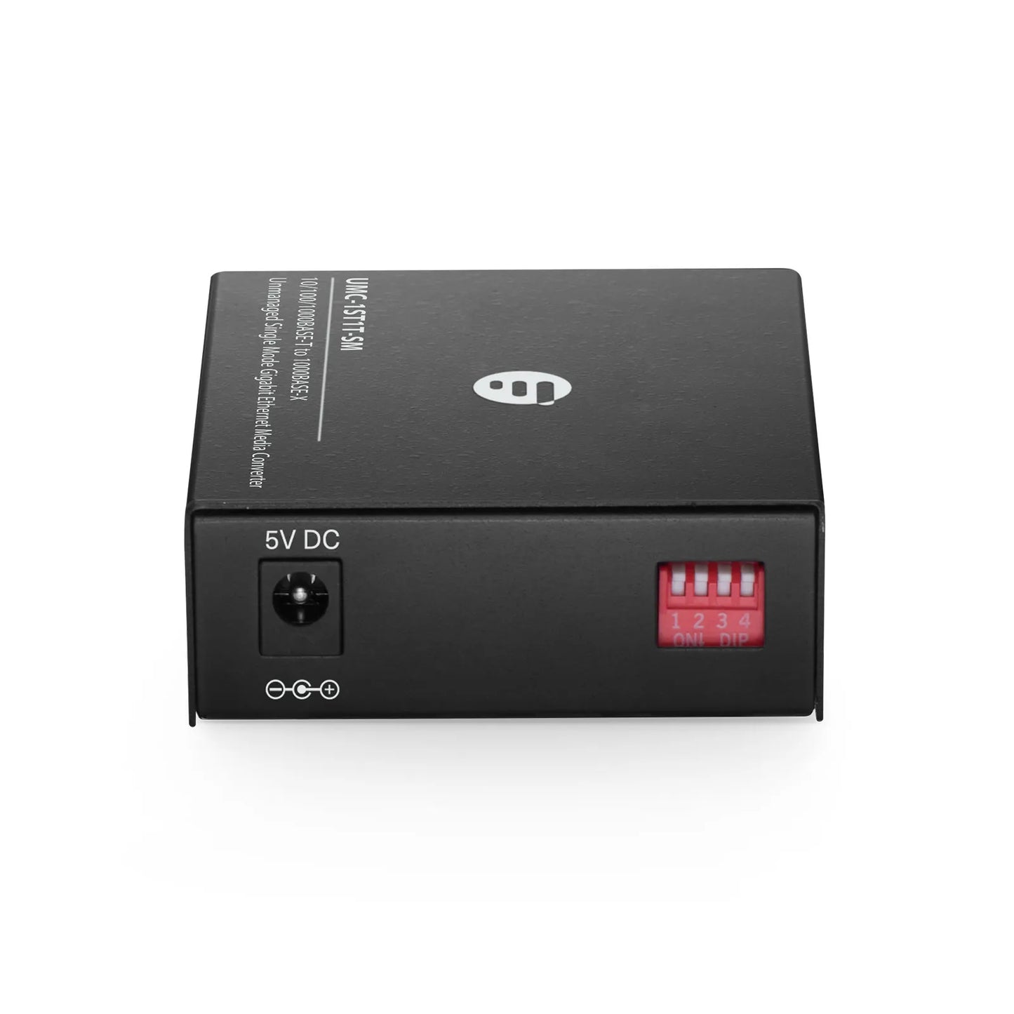 Unmanaged 1x 10/100/1000Base-T RJ45 to 1x 1000Base-X Single Mode ST 1310nm 20km Gigabit Ethernet Media Converter, American Plug Standard