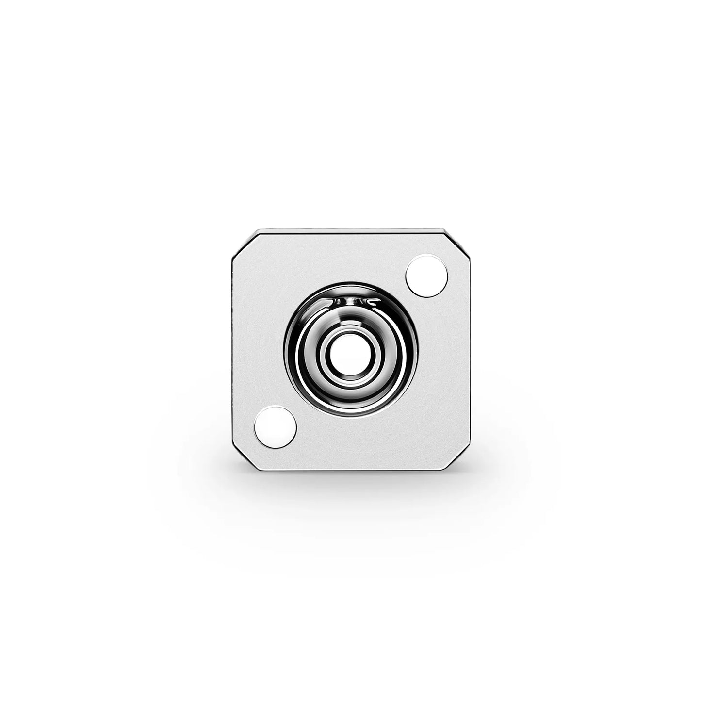 FC/APC to FC/APC Simplex OS2 Single Mode Square Solid Type One Piece Metal Fiber Optic Adapter/Coupler with Flange (10pcs/pack)