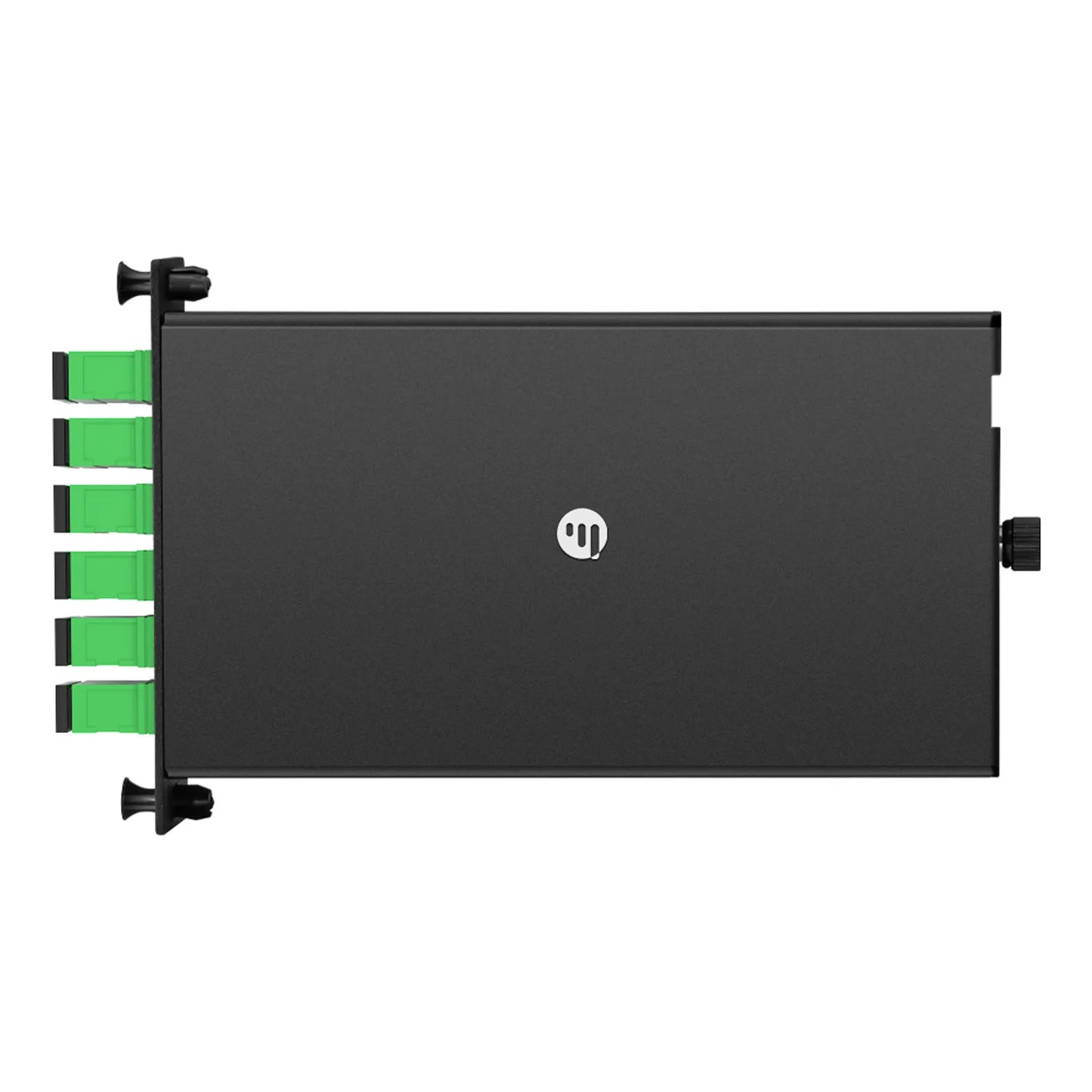 FHD™ SC Splice Cassette with Pigtails, 12 Fibers OS2 Single Mode, 6 x SC APC Duplex (Green), 0.3dB Max.