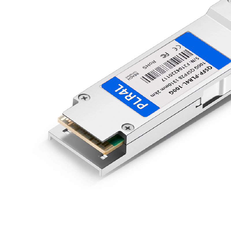 Refurb Squared Cisco Compatible 100GBASE-PLR4L QSFP28 4 x 25G NRZ 1310nm 2km DOM MPO-12/APC SMF Optical Transceiver Module, Breakout to 4 x 25G-LR