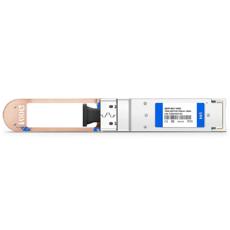 Refurb Squared Cisco QSFP-100G-SR4-S Compatible 100GBASE-SR4 QSFP28 4 x 25G NRZ 850nm 100m DOM MPO-12/UPC MMF Optical Transceiver Module, Breakout to 4 x 25G-SR