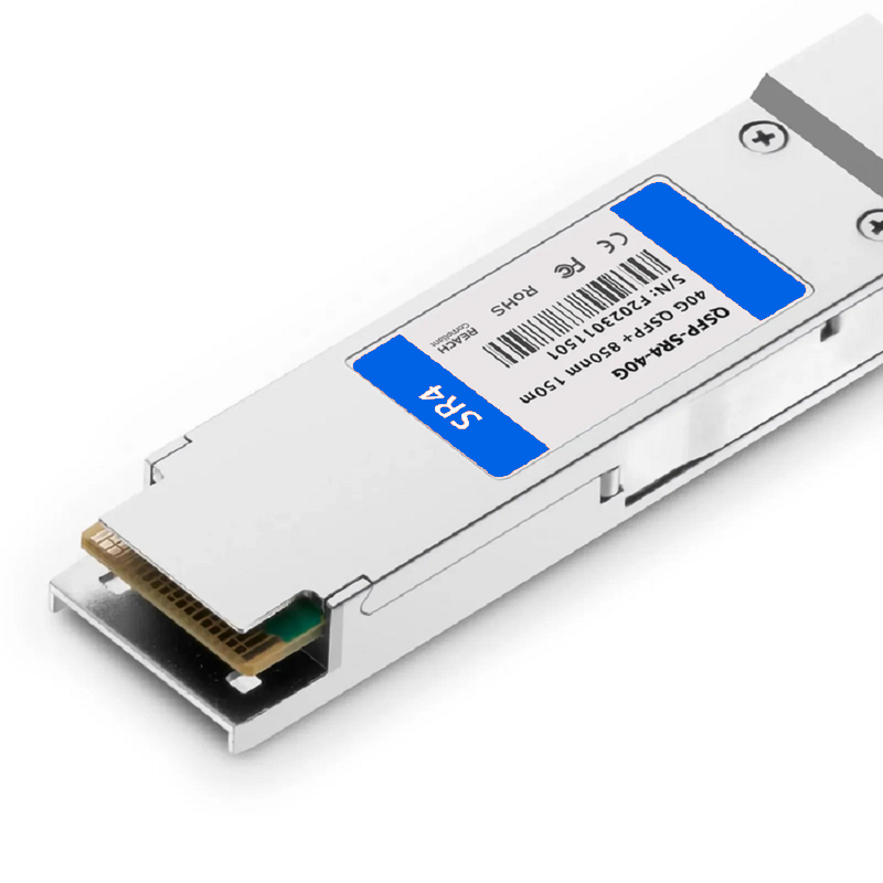 Refurb Squared Dell 430-4593 Compatible 40GBASE-SR4 QSFP+ 850nm 150m DOM MPO-12/UPC MMF Optical Transceiver Module