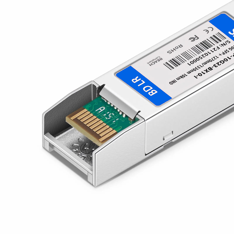Refurb Squared Cisco SFP-10G-BXU-I Compatible 10GBASE-BX10-U BiDi SFP+ 1270nm-TX/1330nm-RX 10km DOM Simplex LC/UPC SMF Optical Transceiver Module (Industrial)