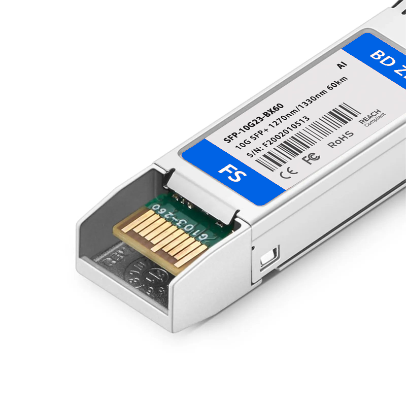 Refurb Squared Arista Networks Compatible 10GBASE-BX60-U BiDi SFP+ 1270nm-TX/1330nm-RX 60km DOM Simplex LC/UPC SMF Optical Transceiver Module