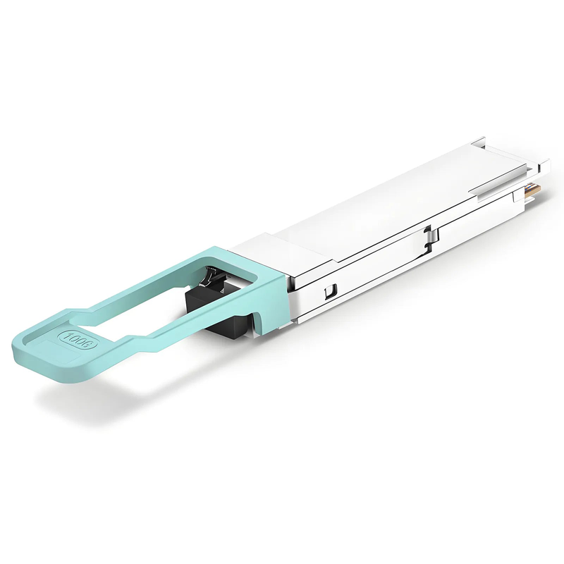 Refurb Squared 100GBASE-BX40-U QSFP28 BiDi 4 x 25G NRZ 1304.58nm-TX/1309.14nm-RX 40km DOM Simplex LC/APC SMF Optical Transceiver Module forFOSwitches (Industrial)