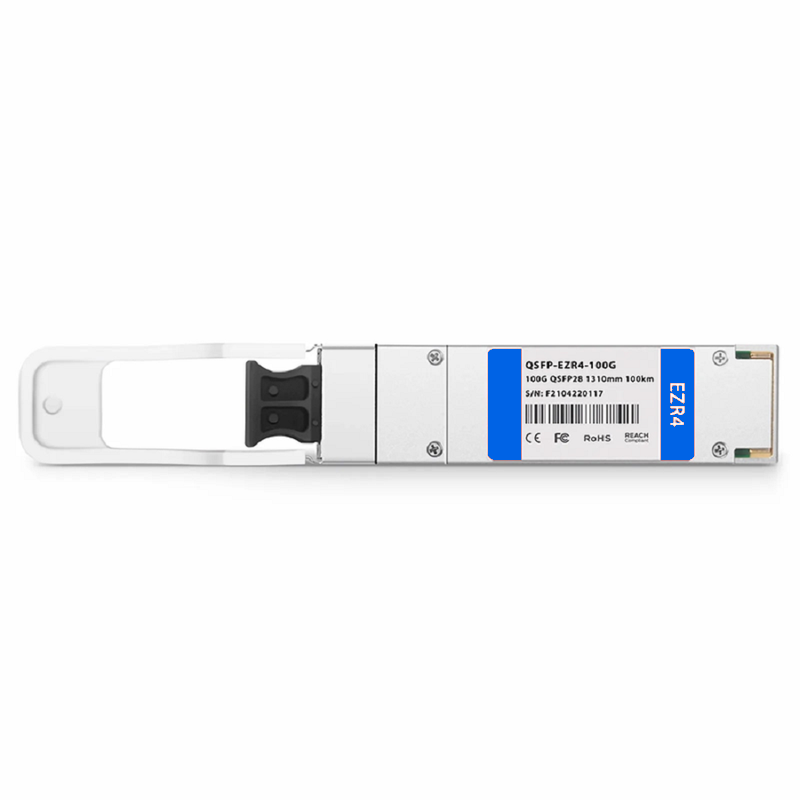 Refurb Squared Cisco Compatible 100GBASE-ER4 QSFP28 4 x 25G NRZ 1310nm 60km DOM Duplex LC/UPC SMF Optical Transceiver Module