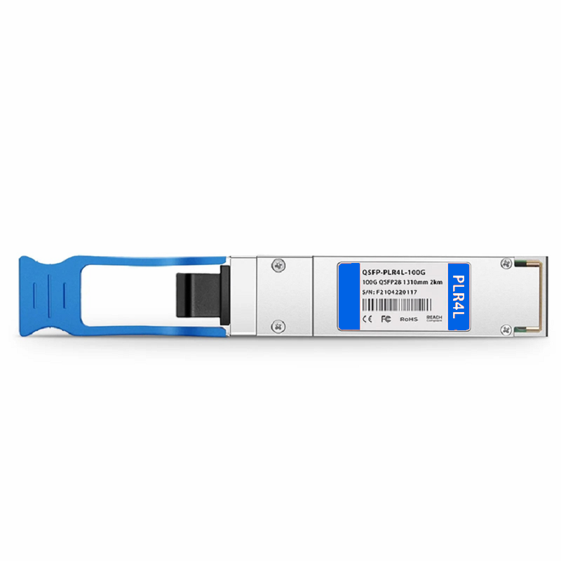 Refurb Squared Cisco Compatible 100GBASE-PLR4L QSFP28 4 x 25G NRZ 1310nm 2km DOM MPO-12/APC SMF Optical Transceiver Module, Breakout to 4 x 25G-LR