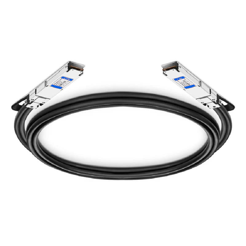 Refurb Squared 0.5m (2ft) NVIDIA/Mellanox MCP4Y10-N00A-FLT Compatible 800G OSFP 8 x 100G PAM4 Flat Top Ethernet Passive Direct Attach Copper Twinax Cable