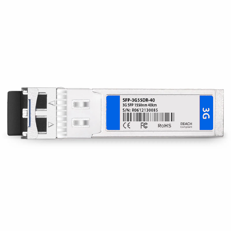 Refurb Squared 3Gb/s MSA 1310nm 40km DOM Duplex LC SMF Dual Receivers Video Pathological Patterns Optical Transceiver Module for SD/HD/3G-SDI