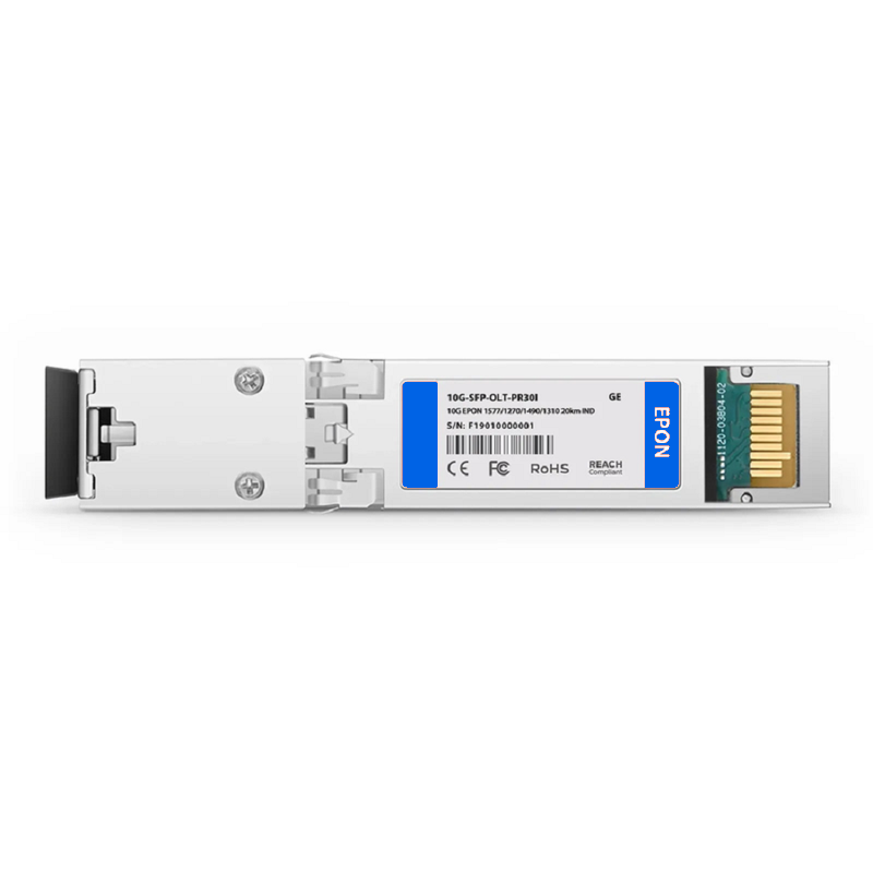Refurb Squared CommScope Compatible XGSPON OLT SFP+ 1577nm-TX/1270nm-RX 9.953G-TX/9.953G-RX Class E2 20km DOM Simplex SC/UPC SMF Optical Transceiver Module