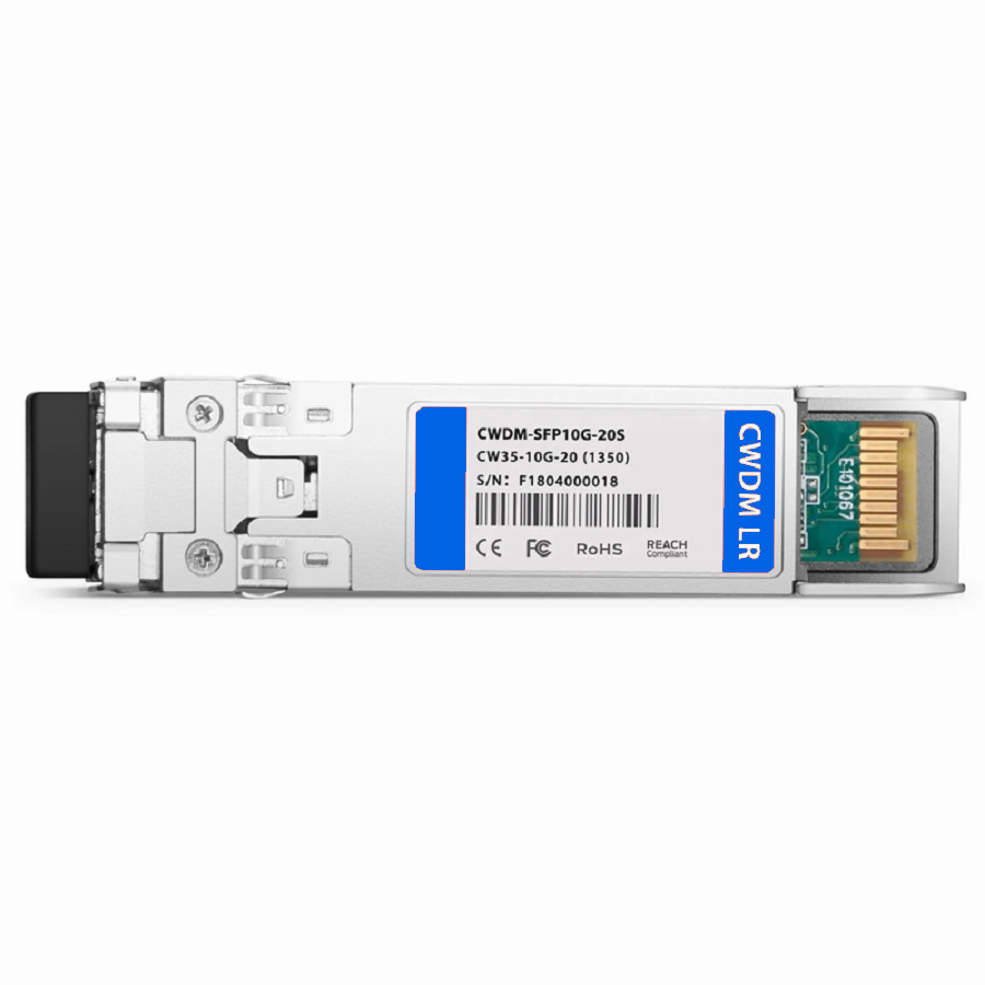 Refurb Squared Cisco CWDM-SFP10G-1350-20 Compatible SFP+ 10G CWDM 1350nm 20km DOM Duplex LC/UPC SMF Optical Transceiver Module for Transmission