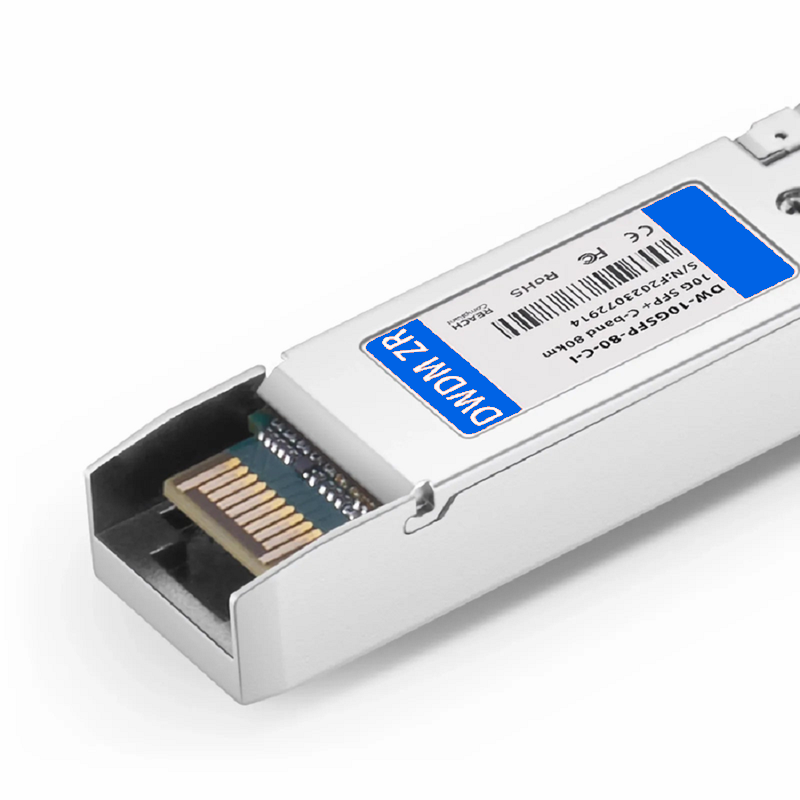 Refurb Squared Juniper Networks Compatible SFP+ 10G DWDM C-band Tunable 96Chs 50GHz 80km DOM Duplex LC/UPC SMF Optical Transceiver Module for Transmission (Industrial)