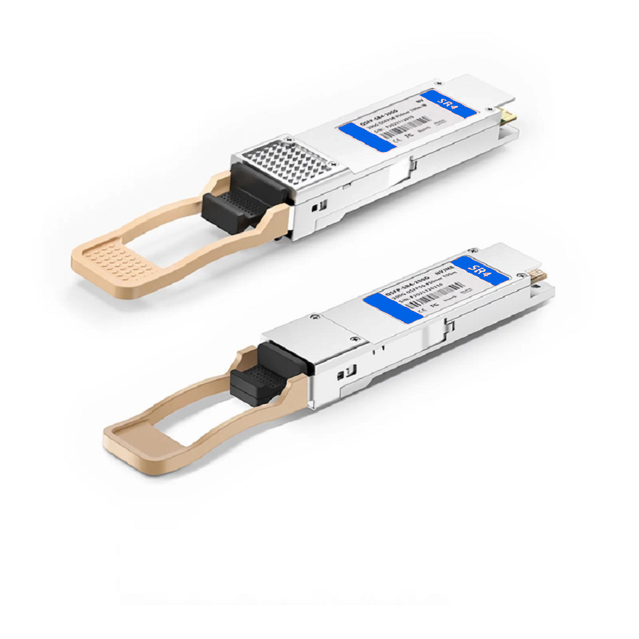 Refurb Squared NVIDIA/Mellanox MMA1T00-HS Compatible 200GBASE-SR4 QSFP56 4 x 50G PAM4 850nm 100m DOM MPO-12/UPC MMF InfiniBand HDR Optical Transceiver Module for Quantum Switches and ConnectX-6 HCA