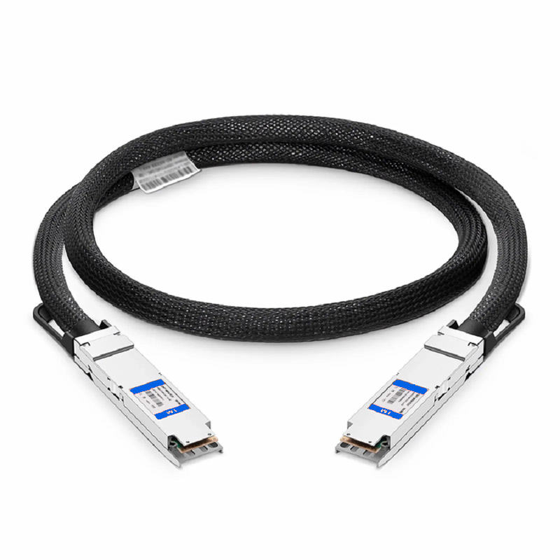Refurb Squared 0.5m (2ft) NVIDIA/Mellanox MCP4Y10-N00A Compatible 800G OSFP 8 x 100G PAM4 Finned Top InfiniBand NDR Passive Direct Attach Copper Twinax Cable for Quantum-2 Switches