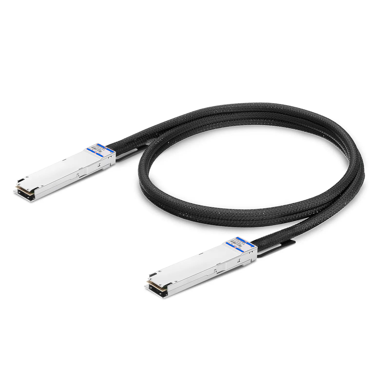 Refurb Squared 1m (3ft) NVIDIA/Mellanox MCA4K00-X001 Compatible 1.6T OSFP224 8 x 200G PAM4 Flat Top InfiniBand XDR Active Direct Attach Copper Twinax Cable