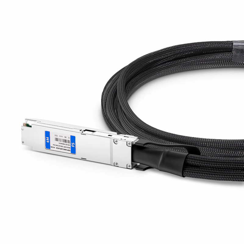 Refurb Squared 4m (13ft) NVIDIA/Mellanox MCA7J60-N004 Compatible 800G OSFP 8 x 100G PAM4 Finned Top to 2 x 400G OSFP 4 x 100G PAM4 Flat Top Ethernet Active Direct Attach Copper Breakout Cable