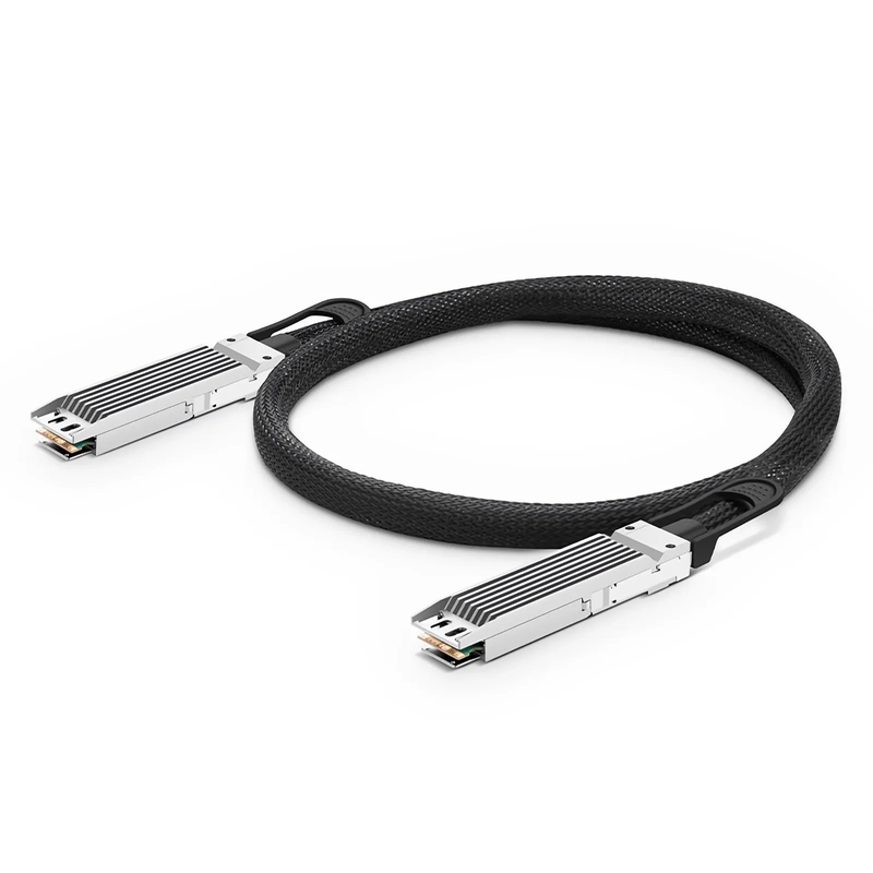 Refurb Squared 1m (3ft) H3C Compatible 800G OSFP 8 x 100G PAM4 Finned Top Passive Direct Attach Copper Twinax Cable