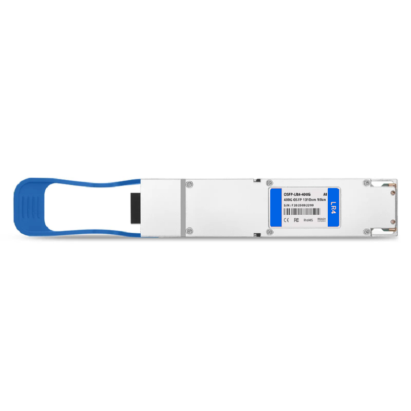 Refurb Squared NVIDIA/Mellanox Compatible 400GBASE-LR4 OSFP Finned Top 8 x 50G PAM4 1310nm 10km DOM Duplex LC/UPC SMF Optical Transceiver Module