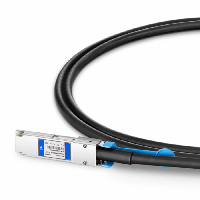 Refurb Squared 7m (23ft) NVIDIA/Mellanox MCA1J00-H007E Compatible 200G QSFP56 4 x 50G PAM4 Ethernet Active Direct Attach Copper Twinax Cable
