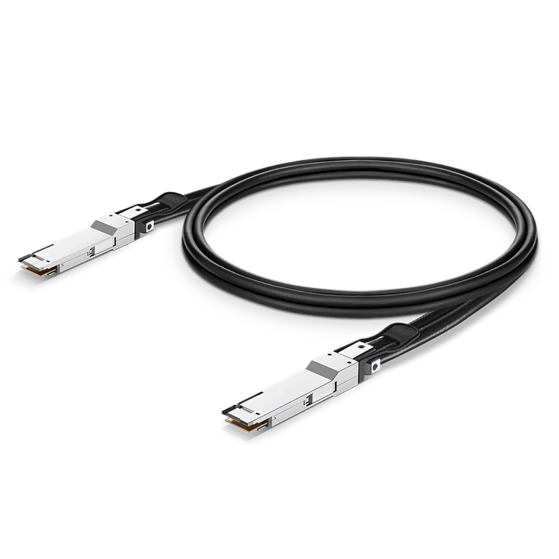 Refurb Squared 1m (3ft) Generic Compatible 800G QSFP-DD 8 x 100G PAM4 Active Direct Attach Copper Twinax Cable
