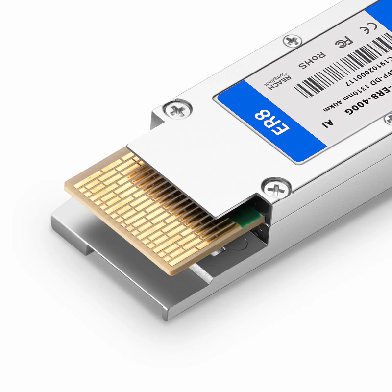 Refurb Squared Arista Networks Compatible 400GBASE-ER8 QSFP-DD 8 x 50G PAM4 1310nm 40km DOM Duplex LC/UPC SMF Optical Transceiver Module